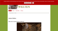 Desktop Screenshot of katzen-welten.de