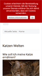 Mobile Screenshot of katzen-welten.de